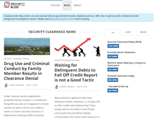 Tablet Screenshot of clearancejobsblog.com